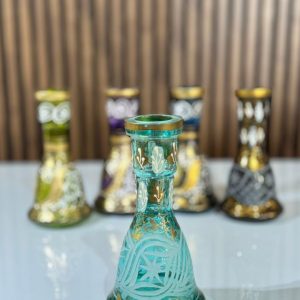 شیشه قلیان خطی نقاشی