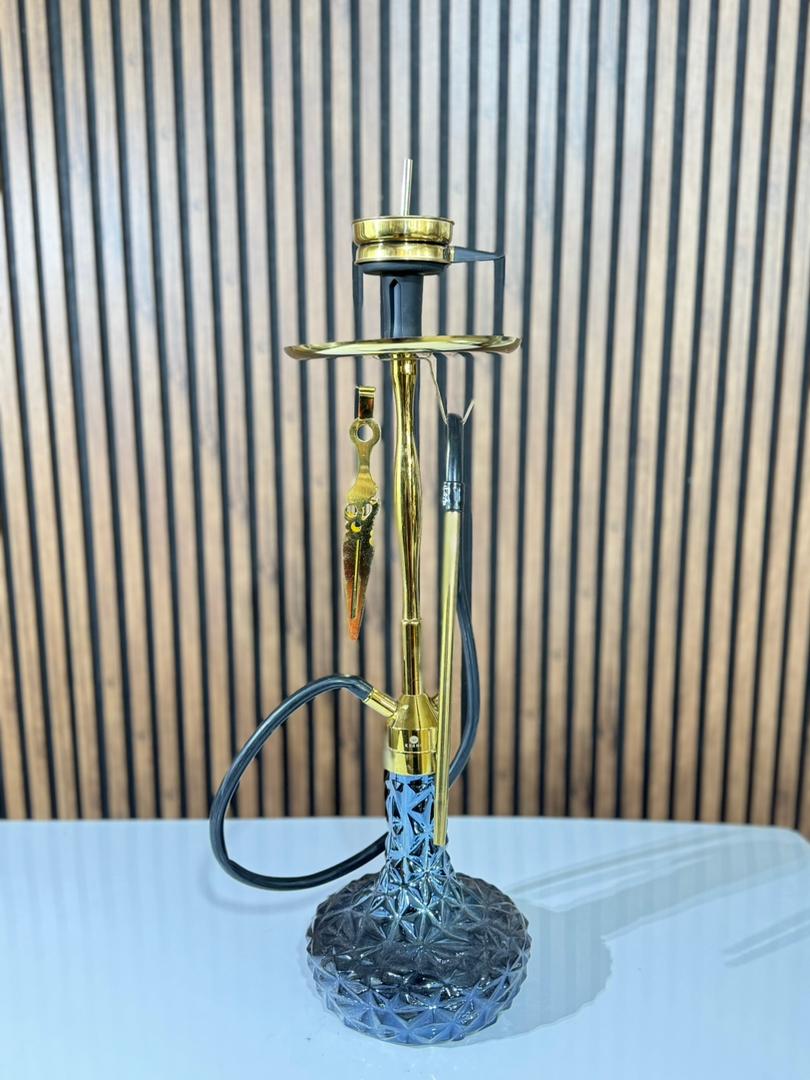 قلیان کرنو طلائی نیویورک پک کامل