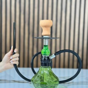 قلیان چینی سبز پک کامل