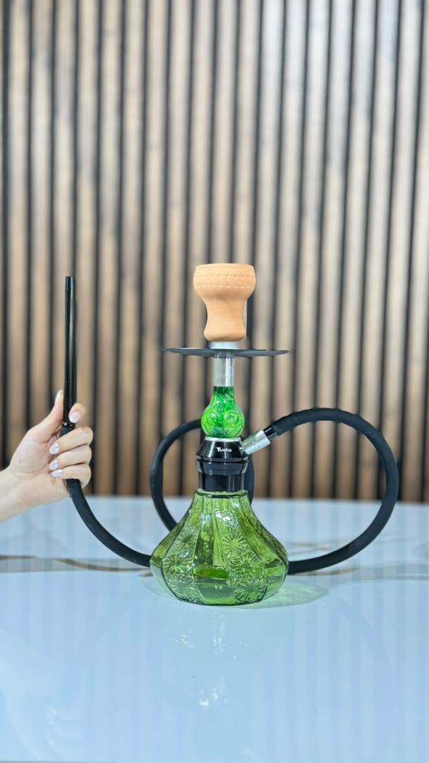 قلیان چینی سبز پک کامل