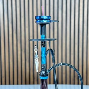 قلیان چینی رنگ آبی پک کامل